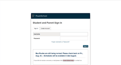 Desktop Screenshot of powerschool.opschools.org